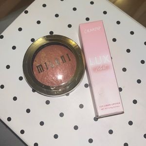 Milani Blush & Colourpop Lux Velvet liquid lipstick bundle